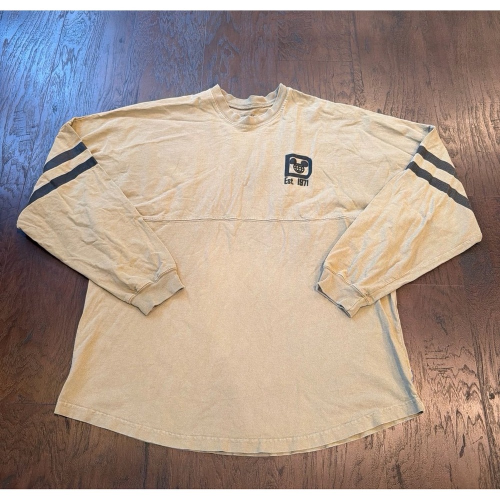 Walt Disney World Disney Parks Spirit Jersey Olive Army Green Adult Size large